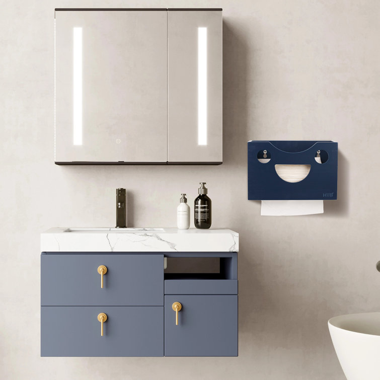 Navy blue best sale paper towel holder